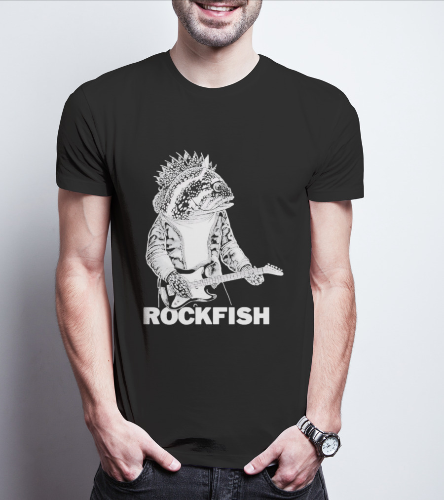 Rockfish Jacket Electric Guitar Performance T-Shirt