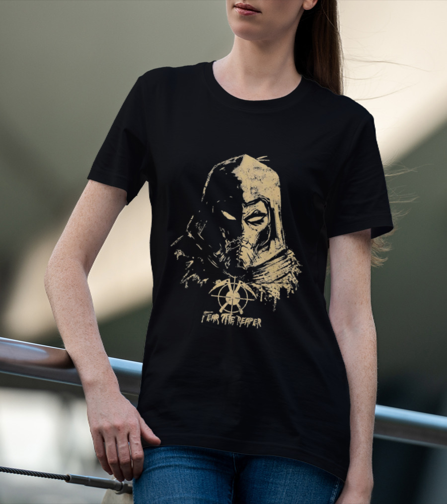 Scarecrow Batman Arkham Series Fear The Reaper Distressed T-Shirt