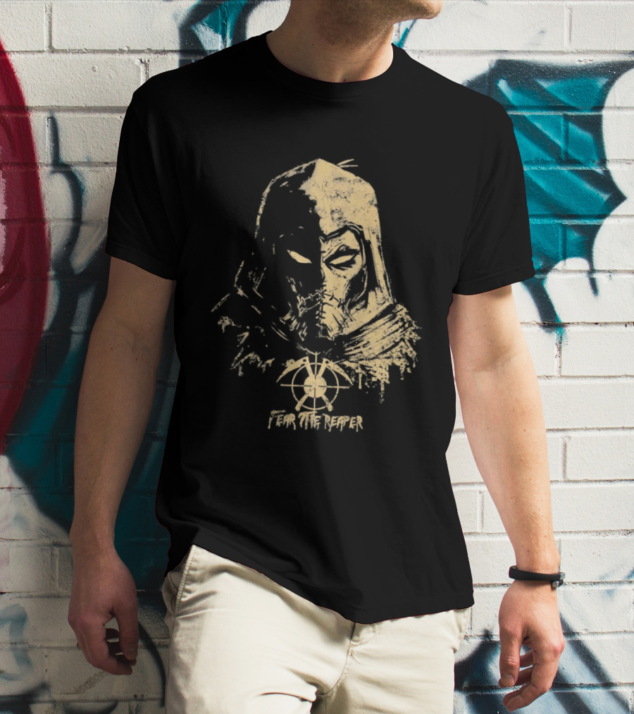 Scarecrow Batman Arkham Series Fear The Reaper Distressed T-Shirt