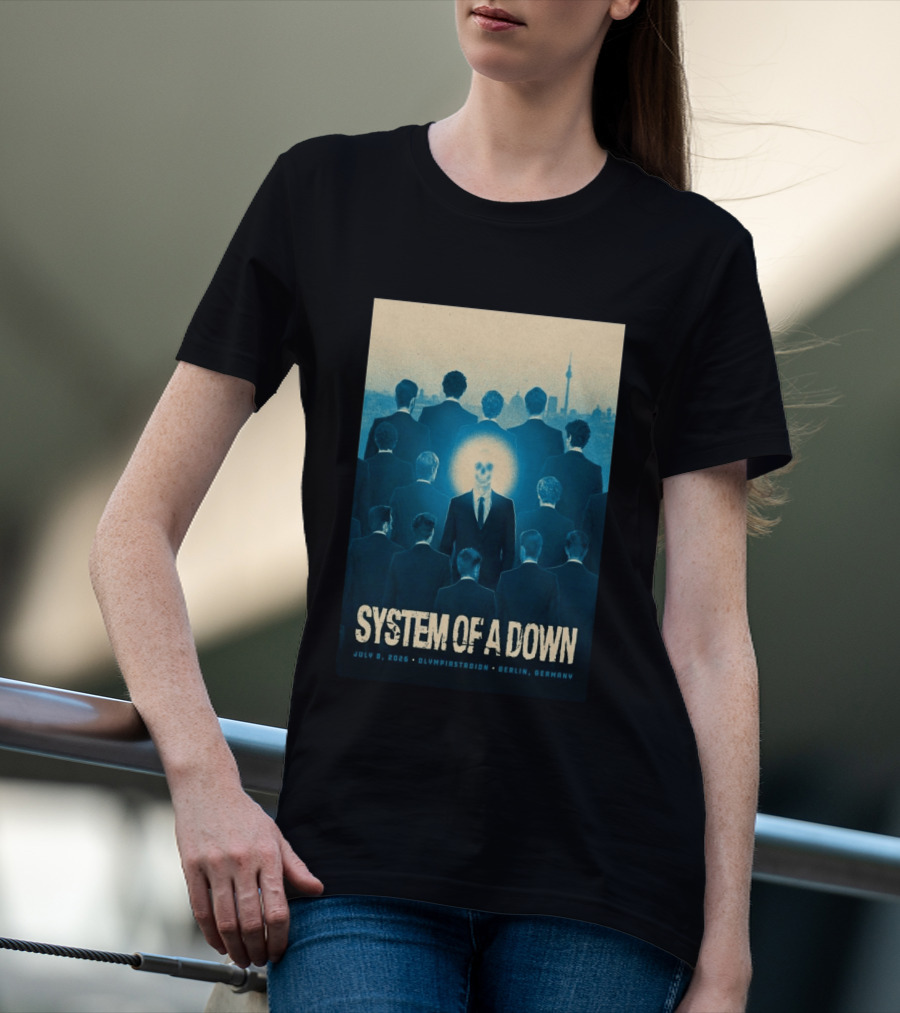 System Of A Down July 8 2026 Olympiastadion Berlin Germany T-Shirt