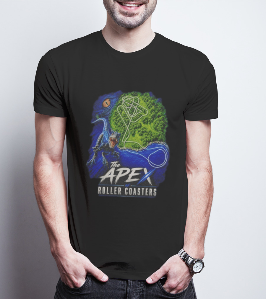 The Apex Of Roller S Raptor Dinosaur Adventure T-Shirt