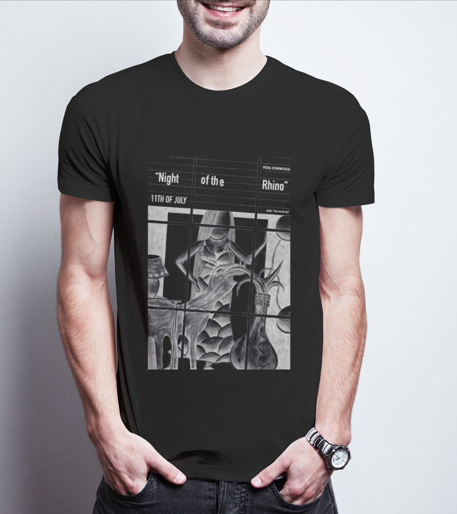 Night Of The Rhino 11th Of July Vera Downstage Groningen Netherlands Fynn Van Der Ziel T-Shirt
