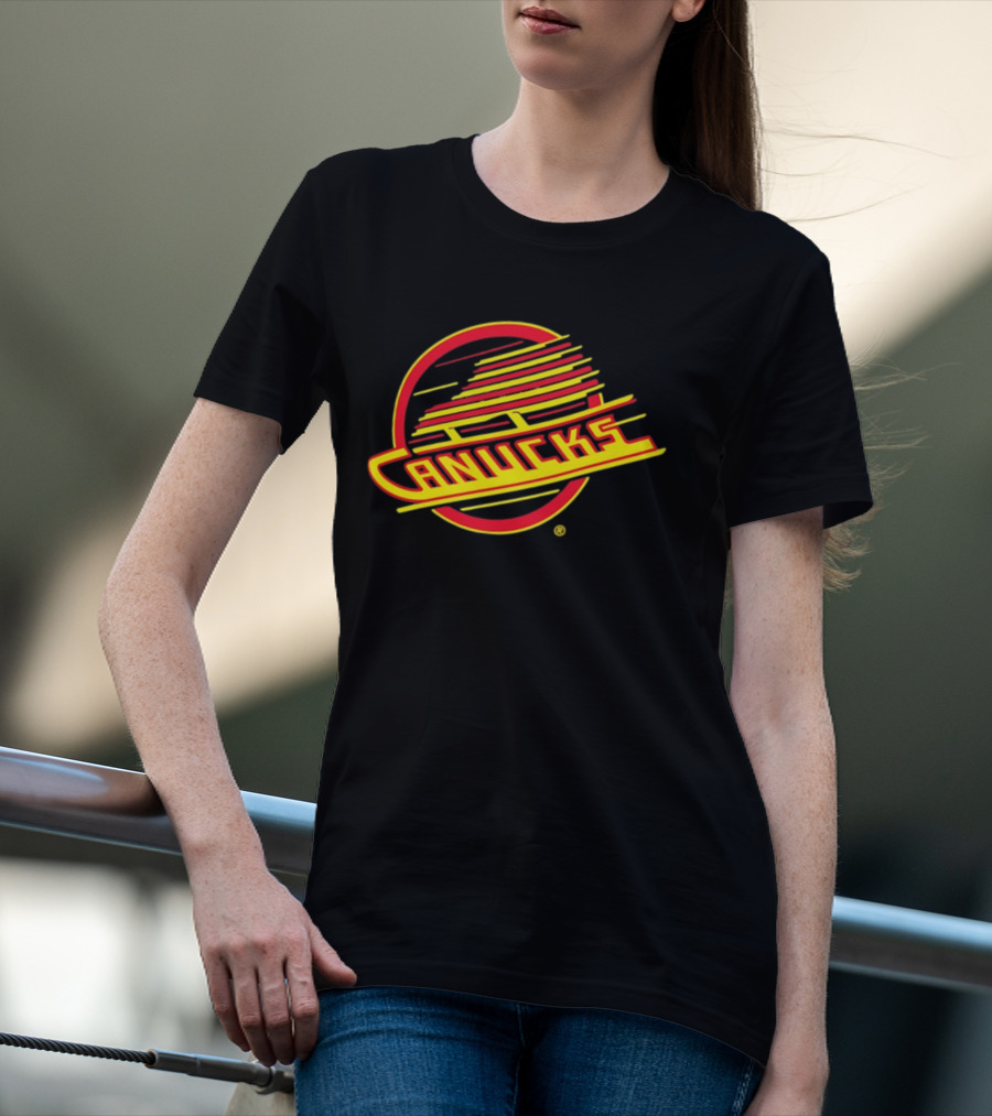 Vancouver Canucks Skate Logo NHL Hockey T-Shirt
