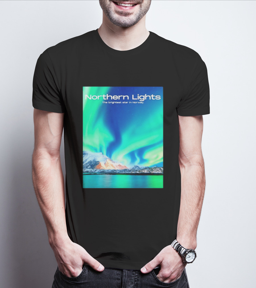Northern Lights The Brightest Star In Norway T-Shirt