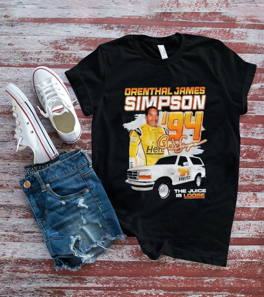 Orenthal James Simpson '94 The Juice Is Loose T-Shirt