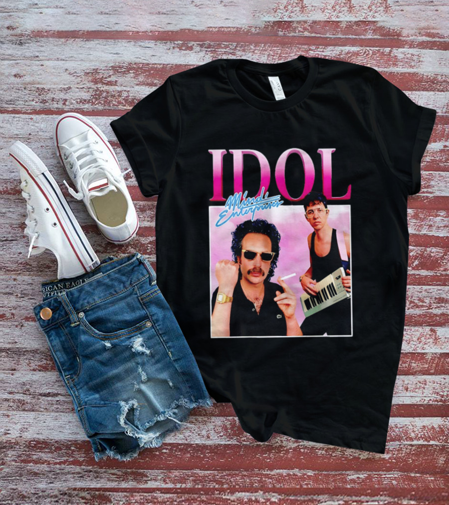 IDOL Mindi Enterprises Band Photo Retro 80s T-Shirt