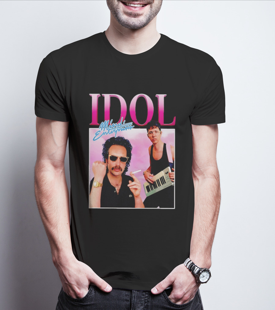 IDOL Mindi Enterprises Band Photo Retro 80s T-Shirt