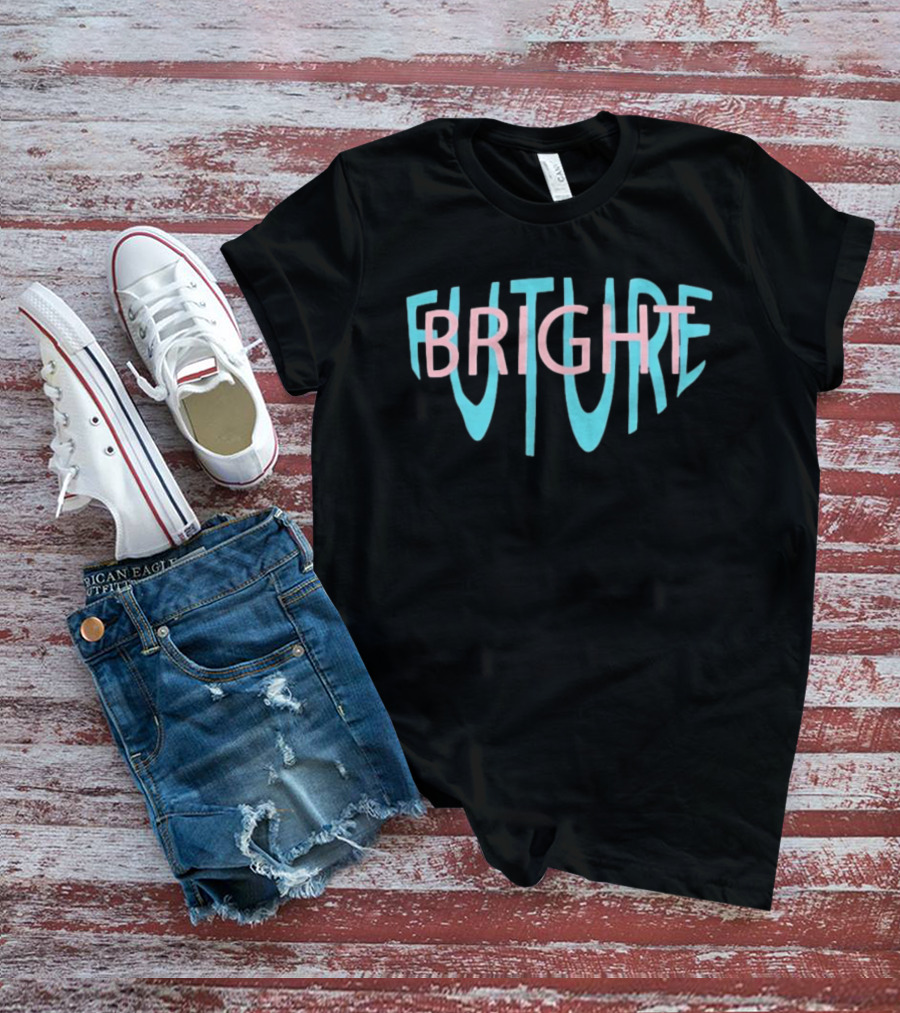 Bright Future Phil Lester Pastel Blue Pink T-Shirt