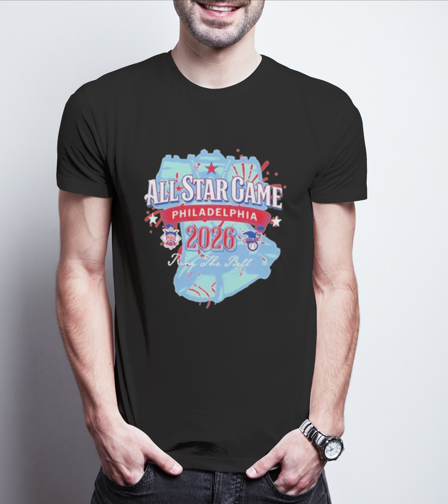 Philadelphia 2026 All Star Game Ring The Bell T-Shirt
