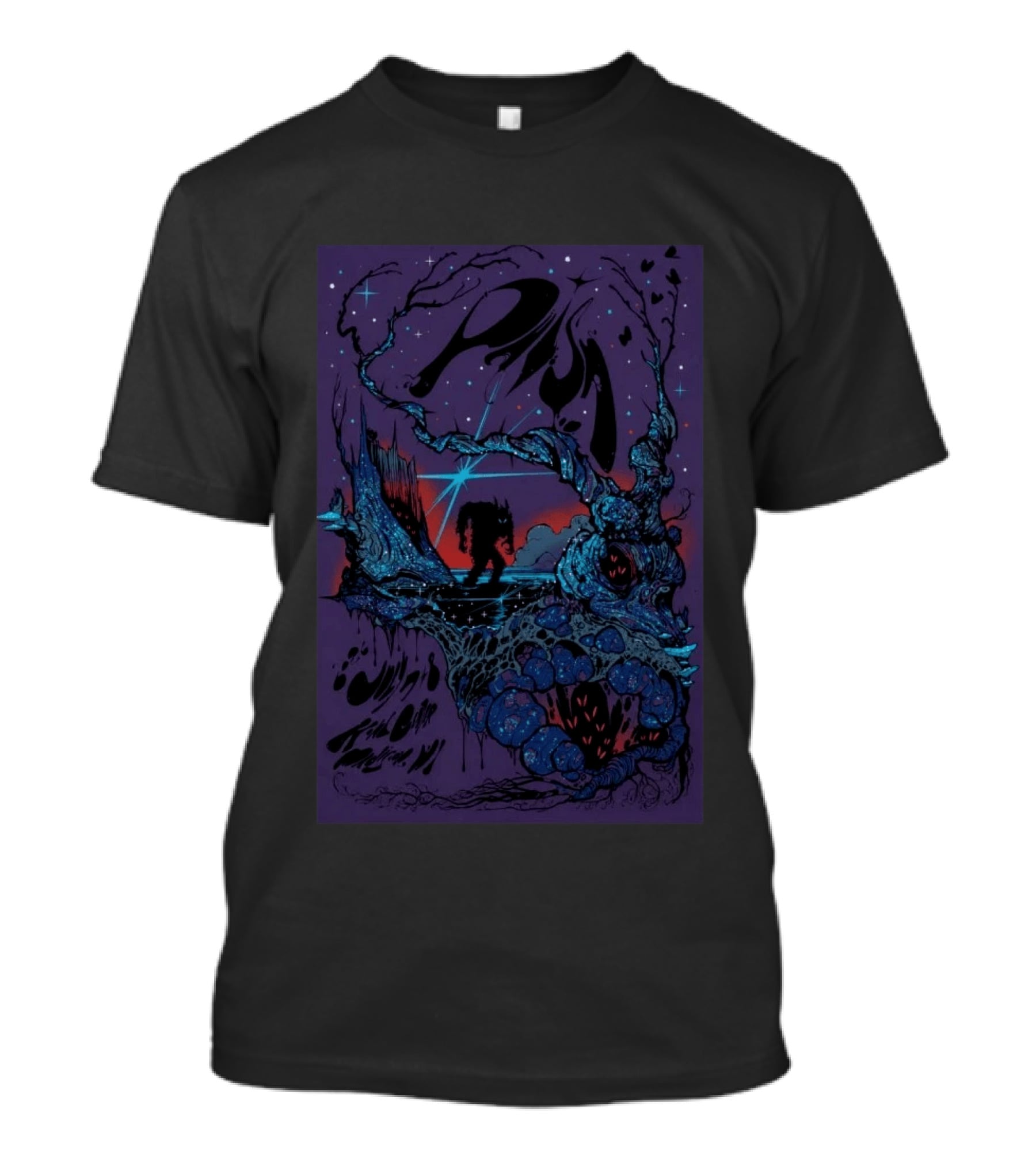 Phish Kohl Center Madison WI July 7 8 2026 Psychedelic Art With Celestial And Abstract Landscape T-Shirt