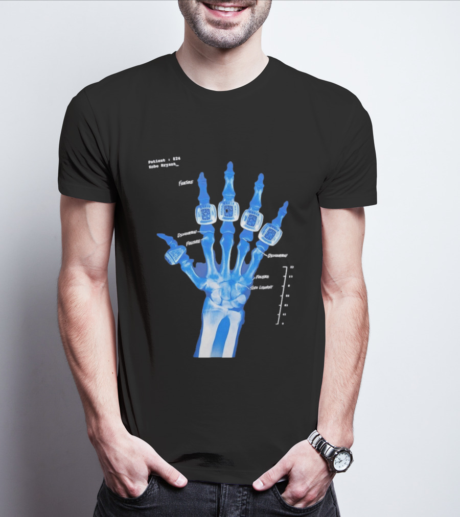 Kobe Bryant Patient No 24 X Ray Rings Lakers T-Shirt