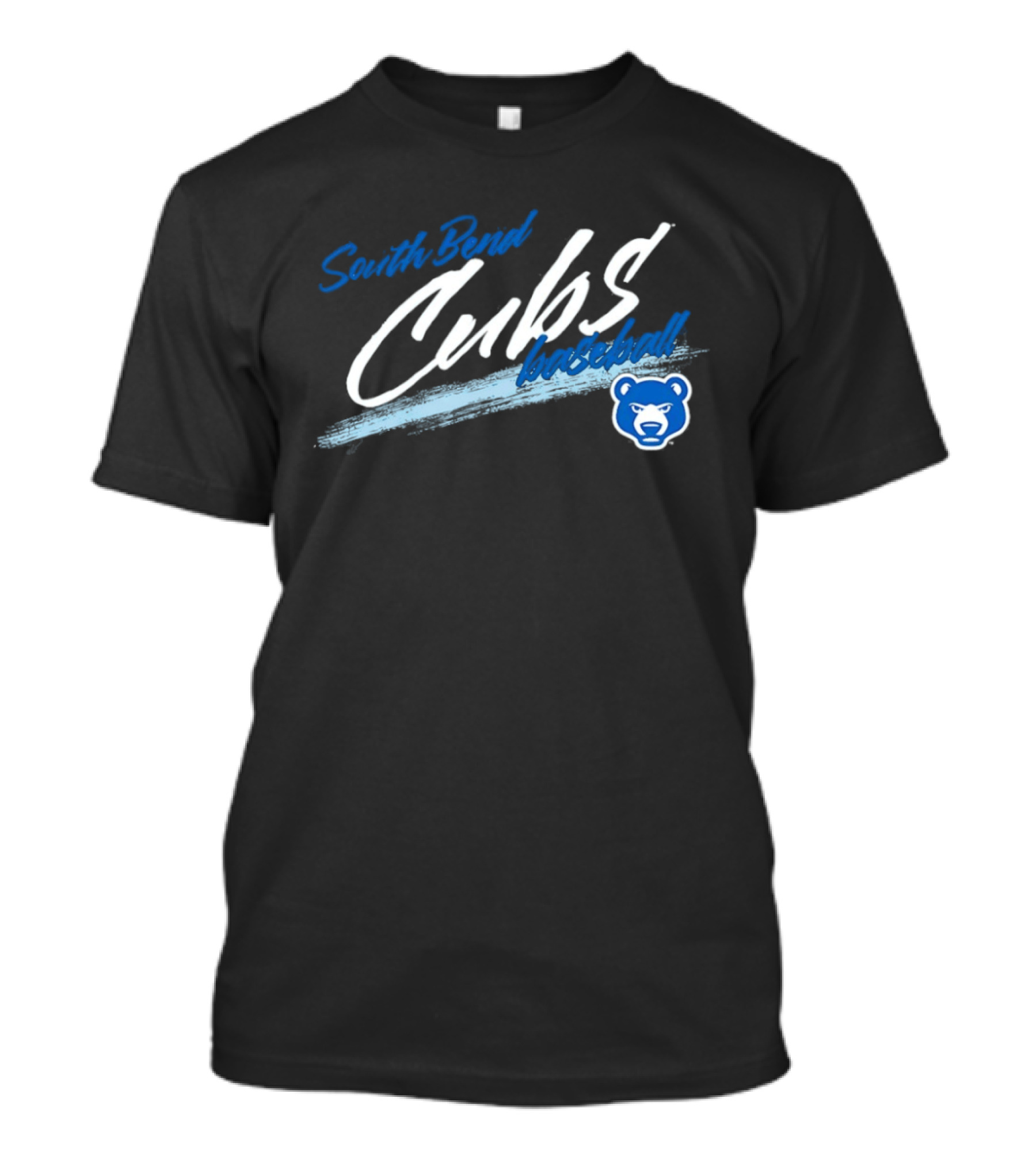 South Bend Cubs Baseball MiLB Blue Bear T-Shirt