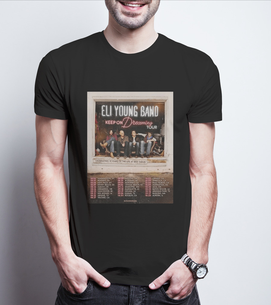 Eli Young Band Keep On Dreaming Tour USA 2026 T-Shirt