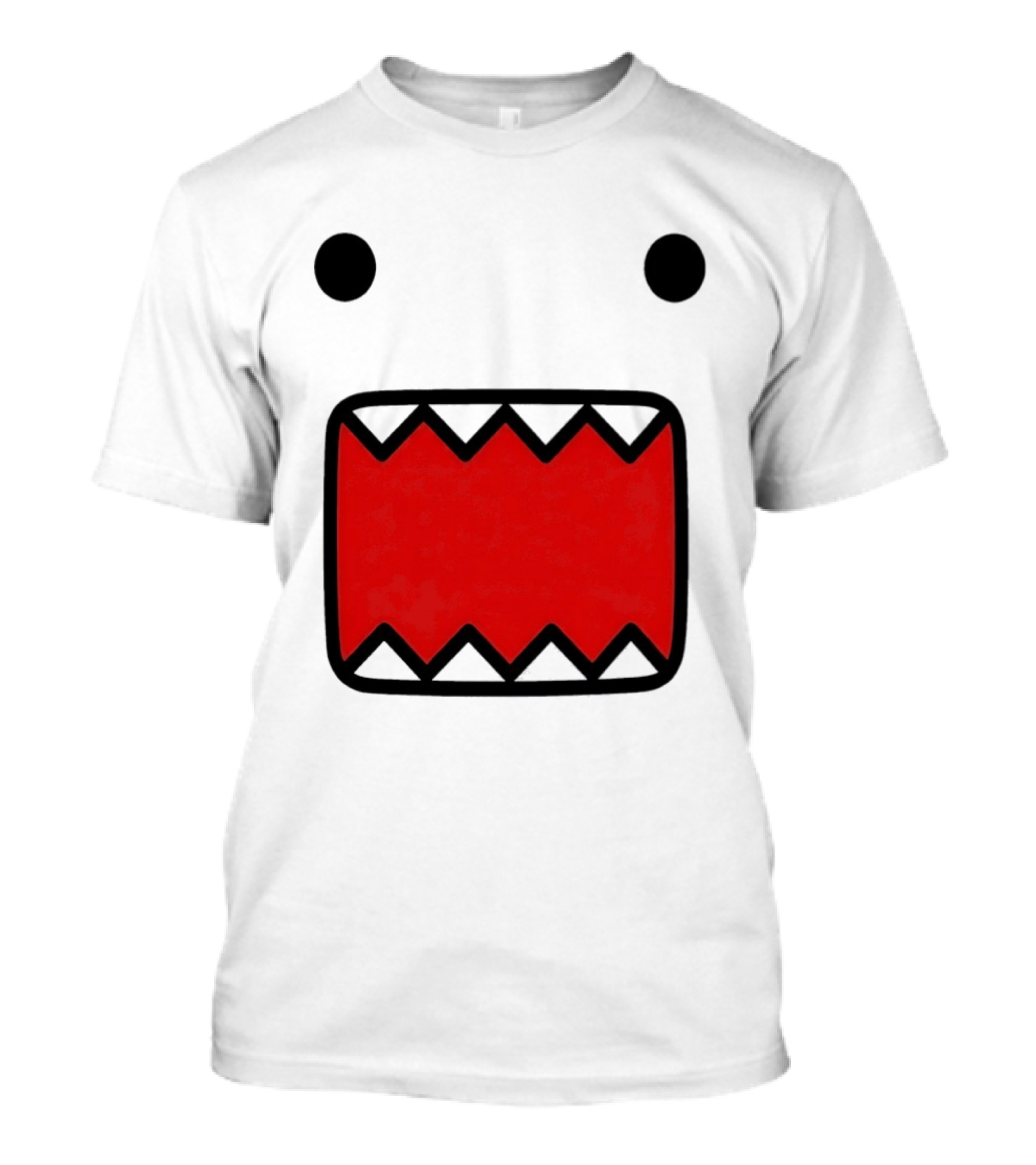 Domo Kun Face Expression With Red Teeth T-Shirt