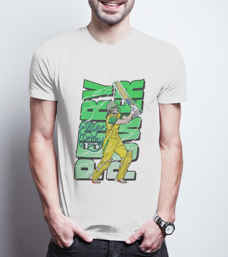 Ellyse Perry Australian Power Cricket Player Australia T-Shirt