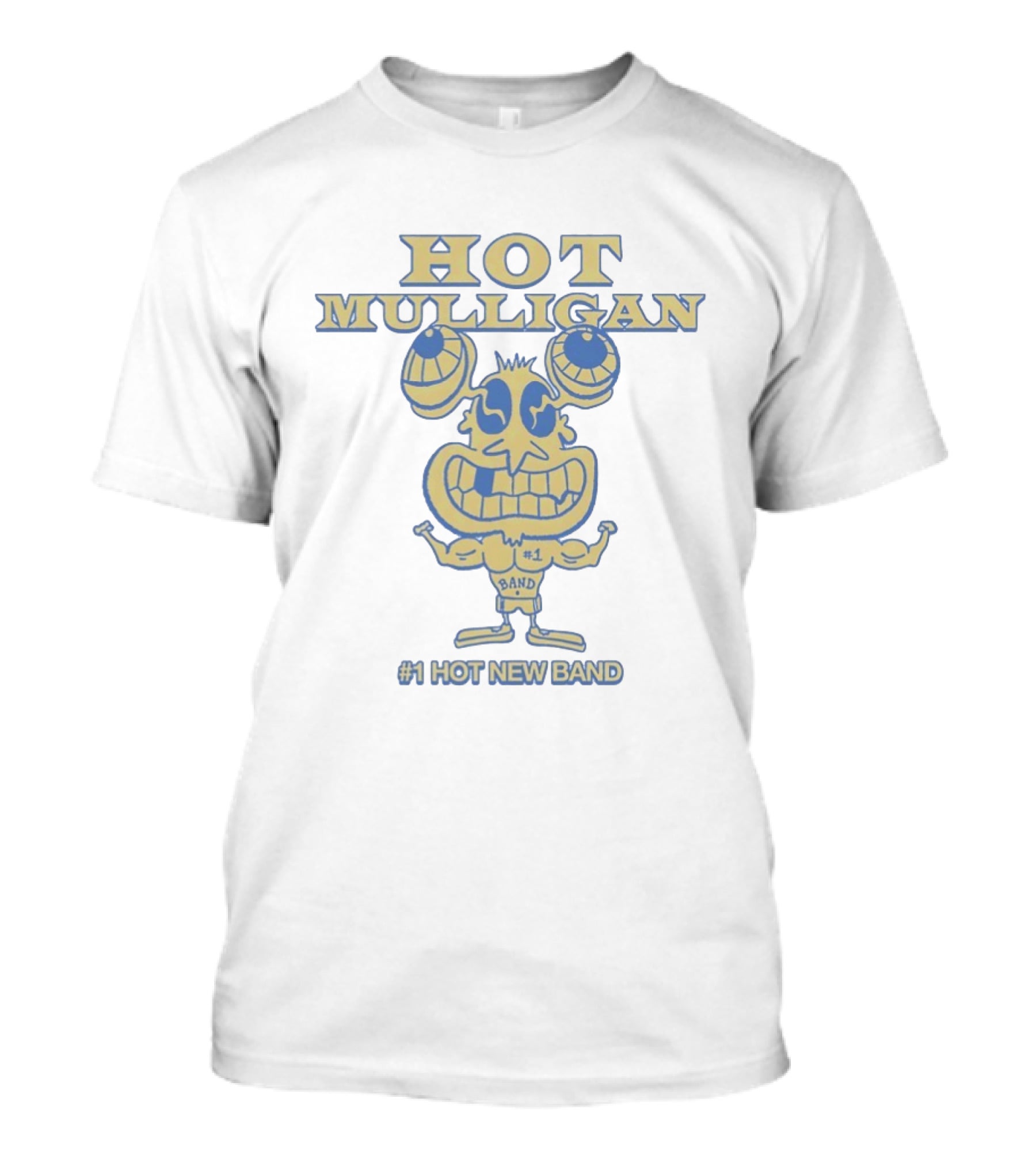 Hot Mulligan Number One Band Flexing Muscles Hot New Band T-Shirt