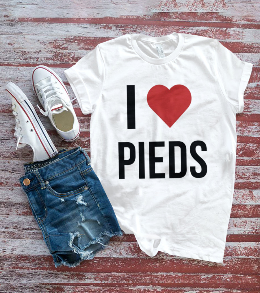 I Heart Pieds T-Shirt