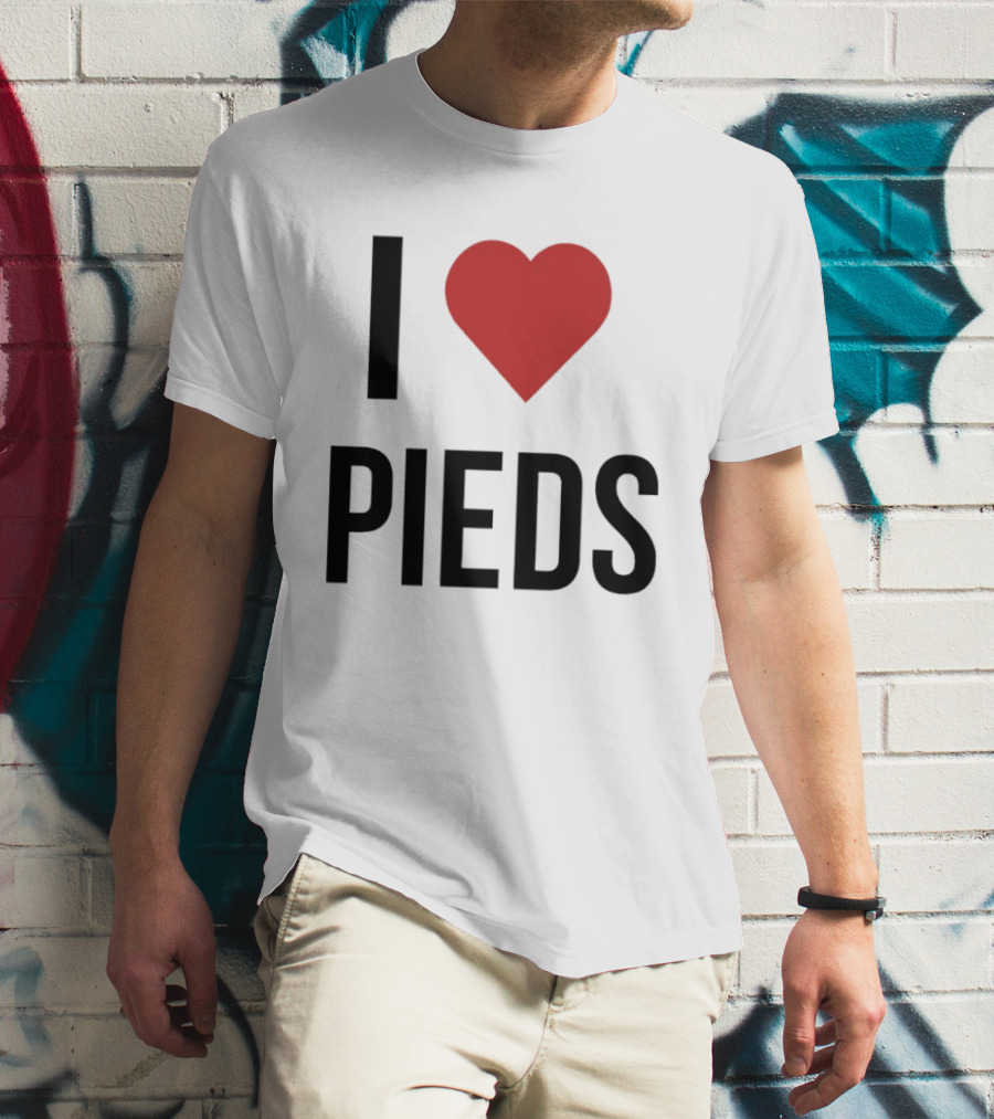 I Heart Pieds T-Shirt