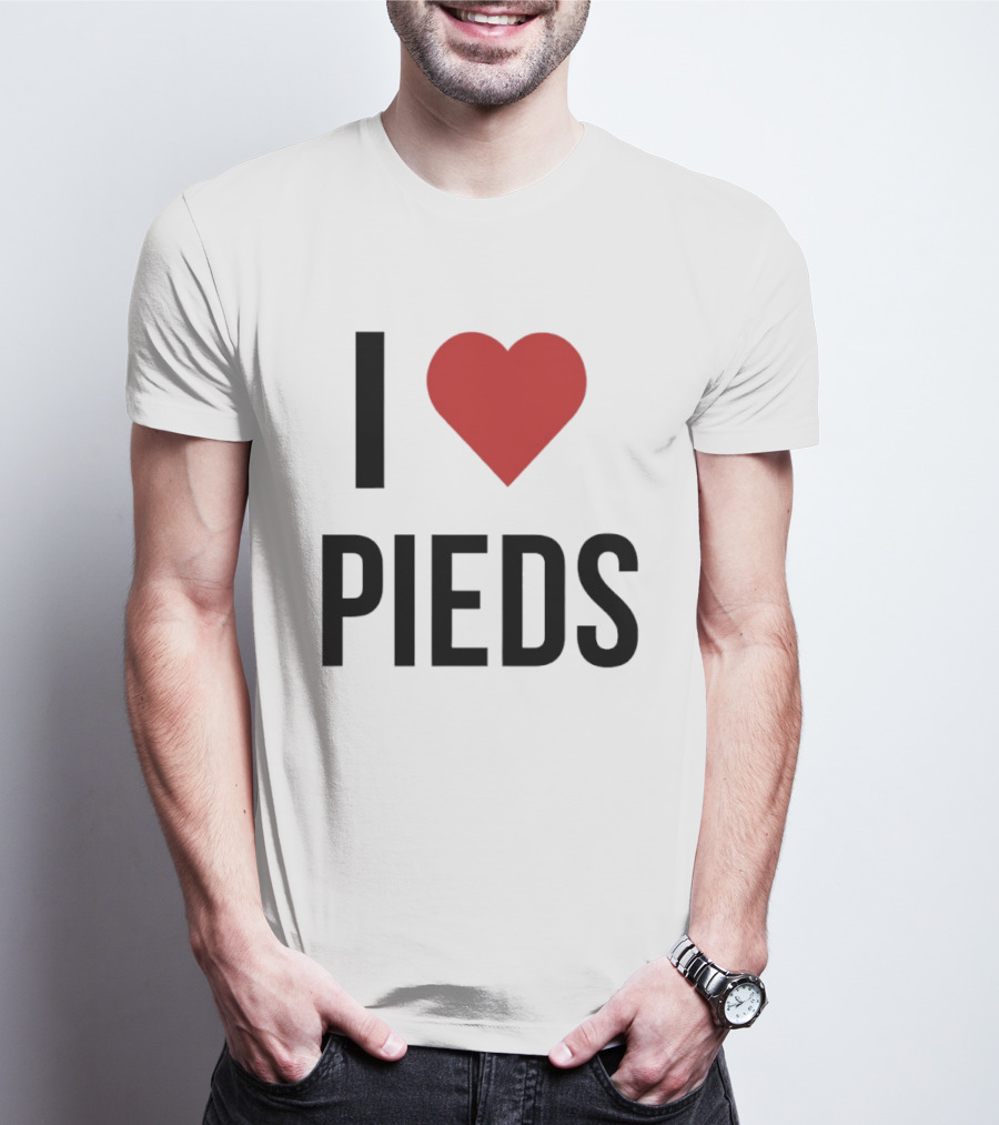 I Heart Pieds T-Shirt