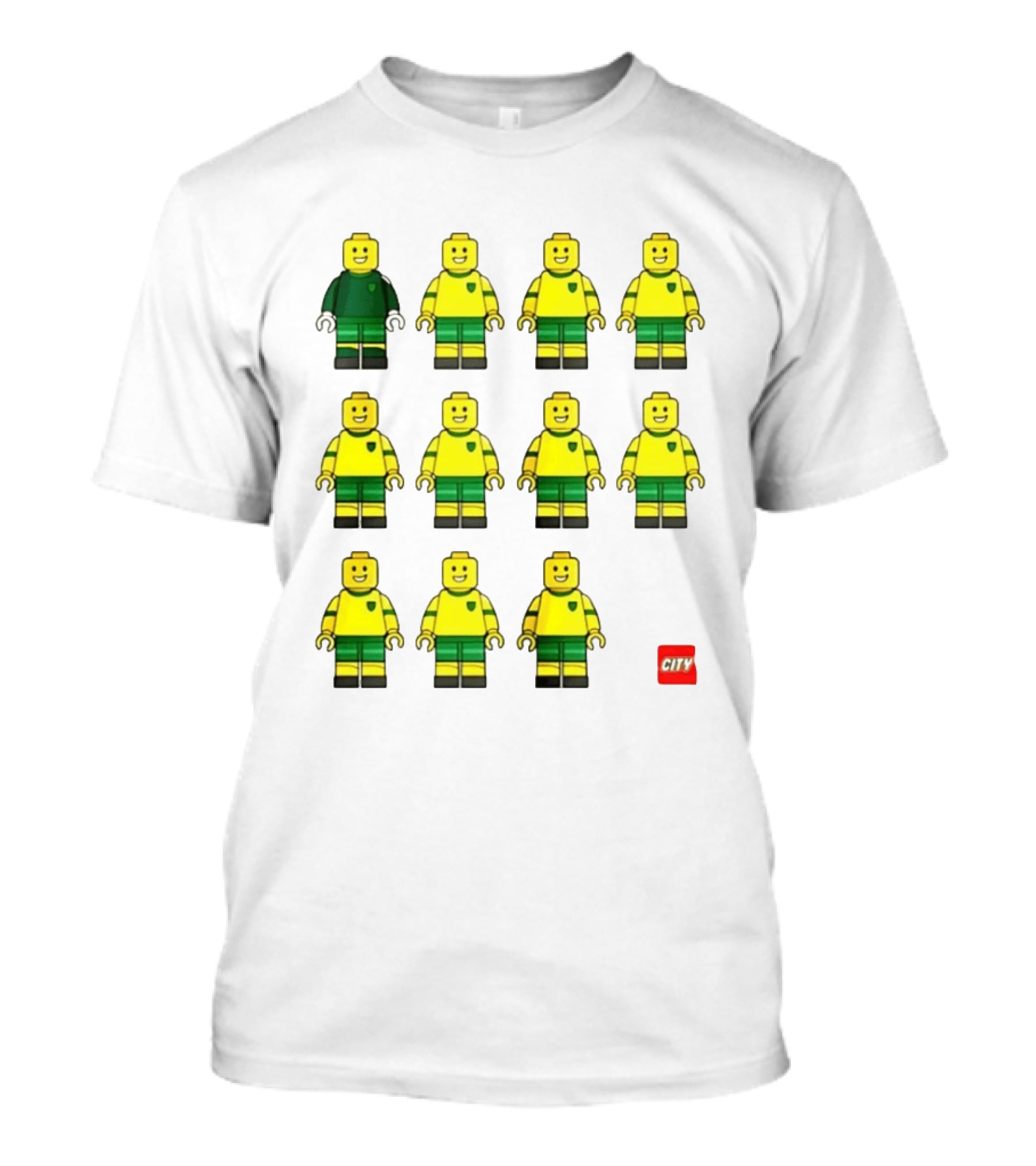 Norwich City F.C. Lego Minifigures Team Formation T-Shirt