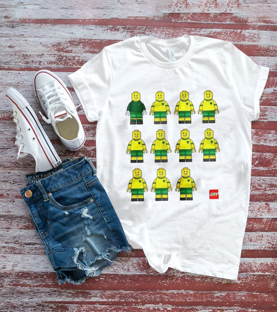 Norwich City F.C. Lego Minifigures Team Formation T-Shirt
