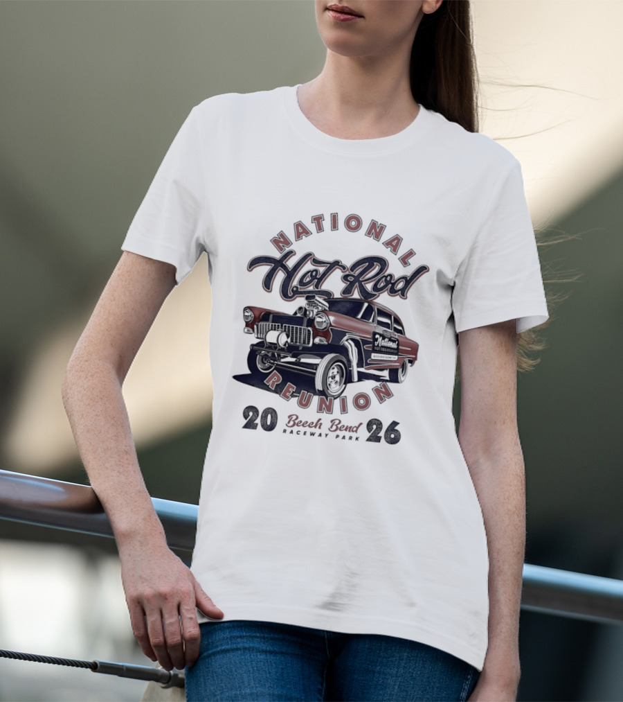 National Hot Rod Reunion 2026 Beech Bend Raceway Park T-Shirt