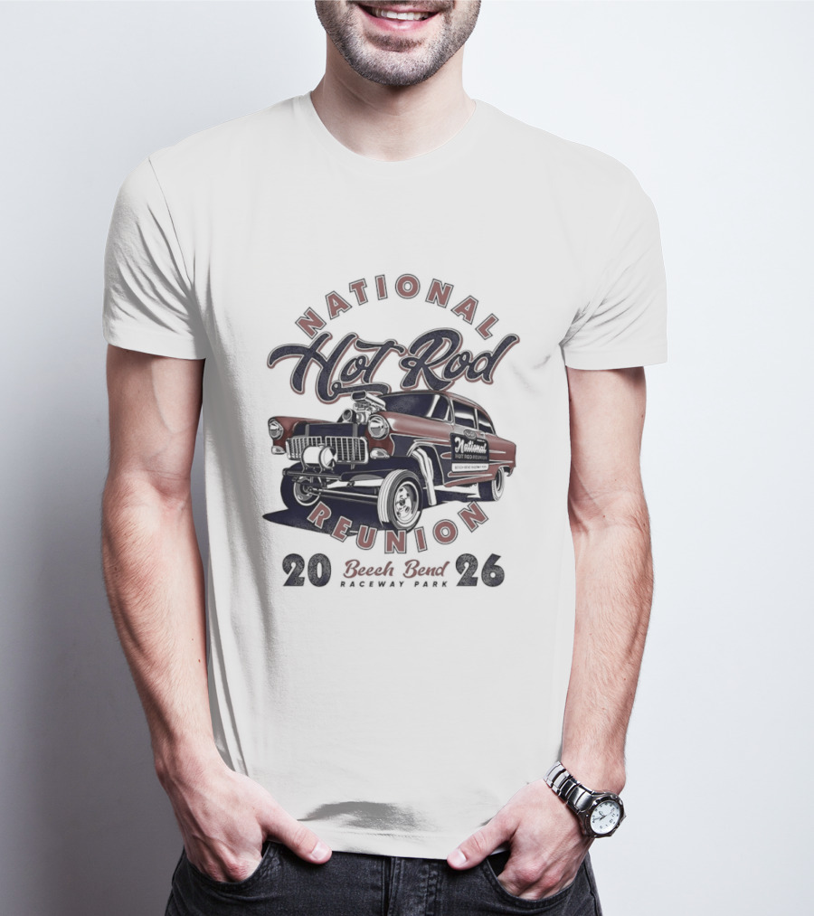 National Hot Rod Reunion 2026 Beech Bend Raceway Park T-Shirt