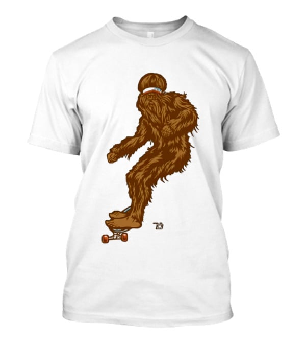 Ames Bros Skater Bigfoot Sasquatch Skateboard Legend T-Shirt