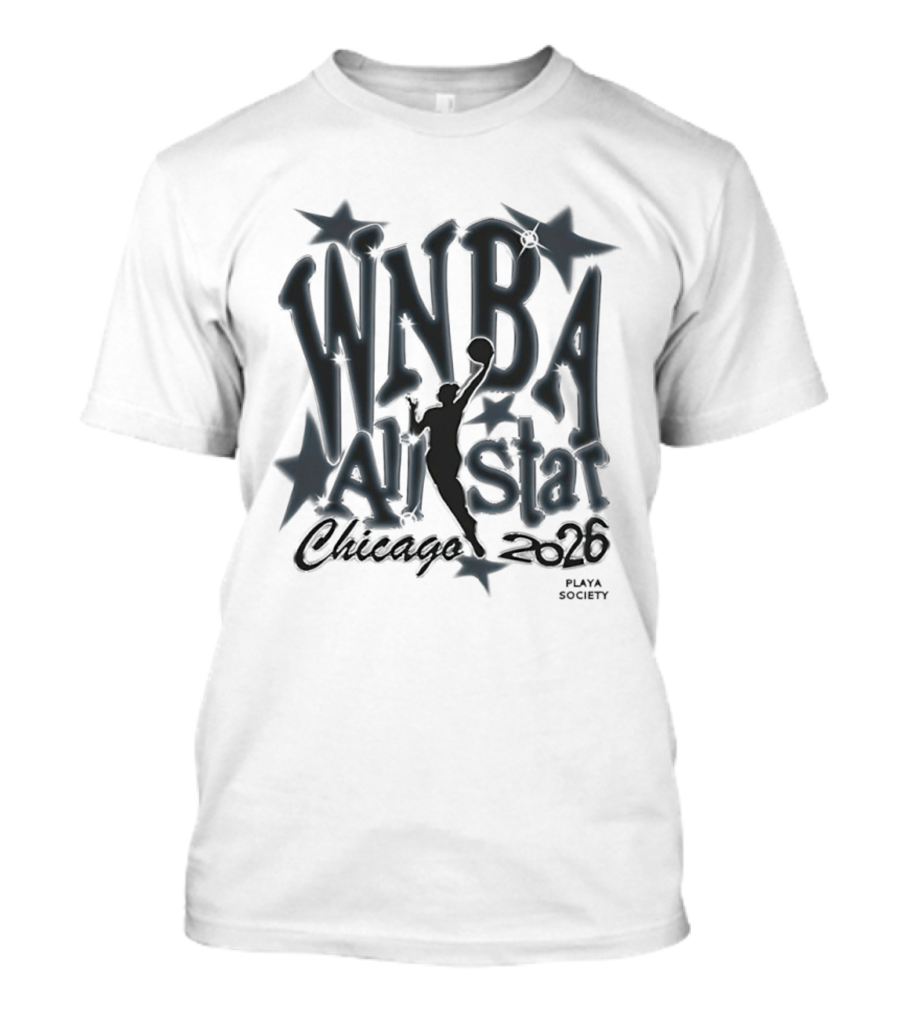 WNBA All Star Chicago 2026 Playa Society T-Shirt