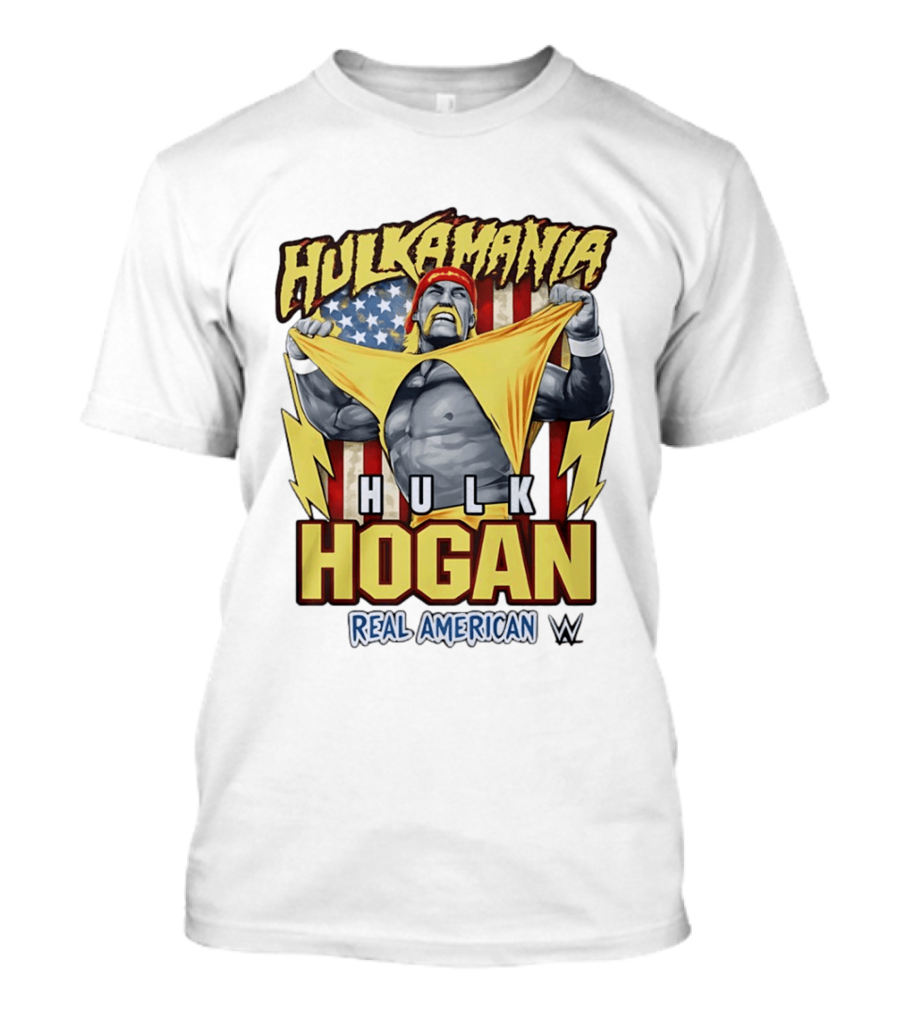 Hulkamania Hulk Hogan Real American WWE Legend T-Shirt