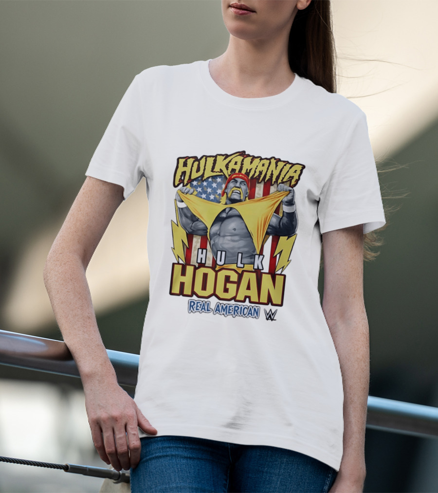 Hulkamania Hulk Hogan Real American WWE Legend T-Shirt