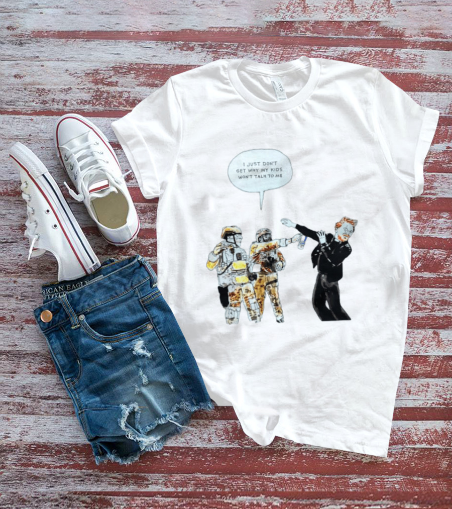Priest With Soldiers And Kids Speech Bubble T-Shirt