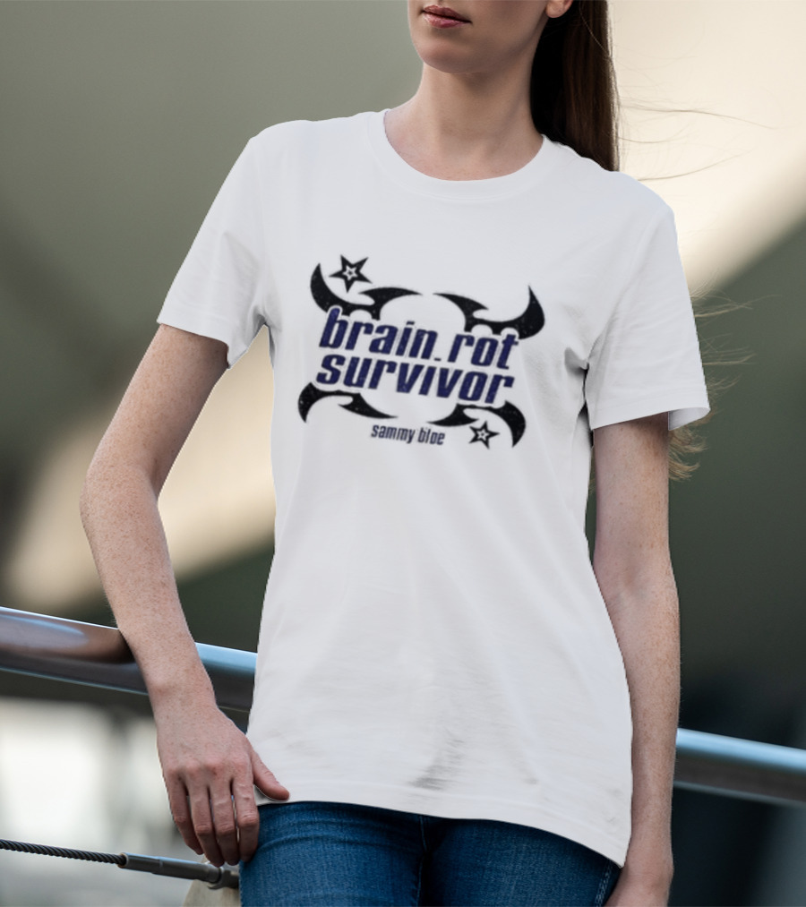 Brain Rot Survivor Sammy Bloe Internet Culture T-Shirt