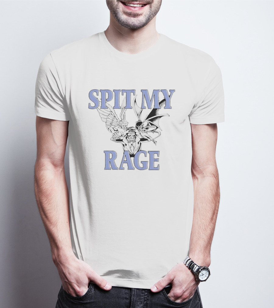 Spit My Rage Angel Devil Inner Conflict T-Shirt