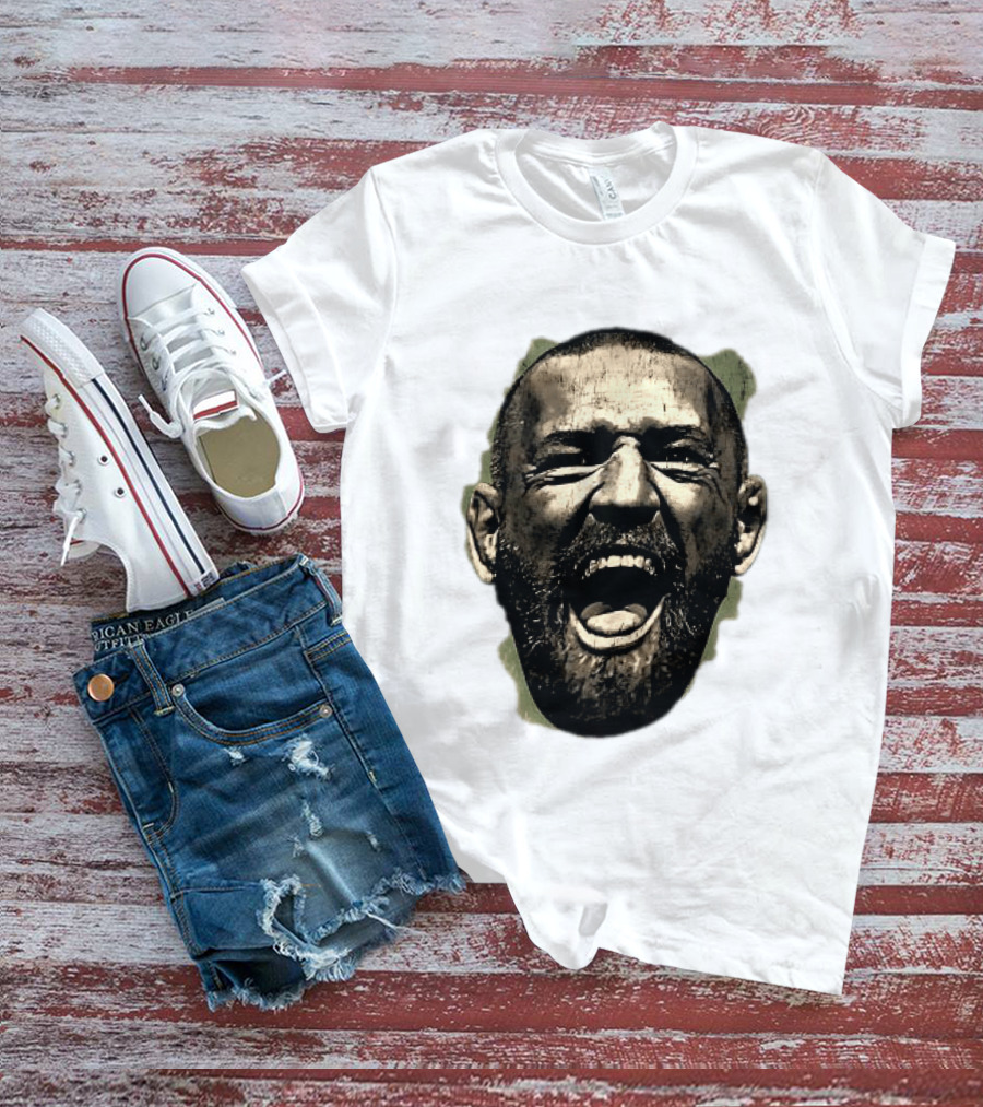 UFC The Notorious Conor McGregor Takeover Swag Head 2 Sided T-Shirt