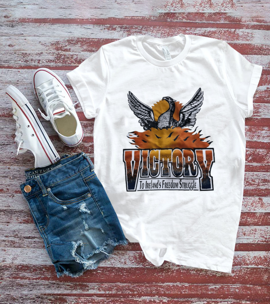 Victory Ireland Freedom Struggle Phoenix Wings Rising T-Shirt