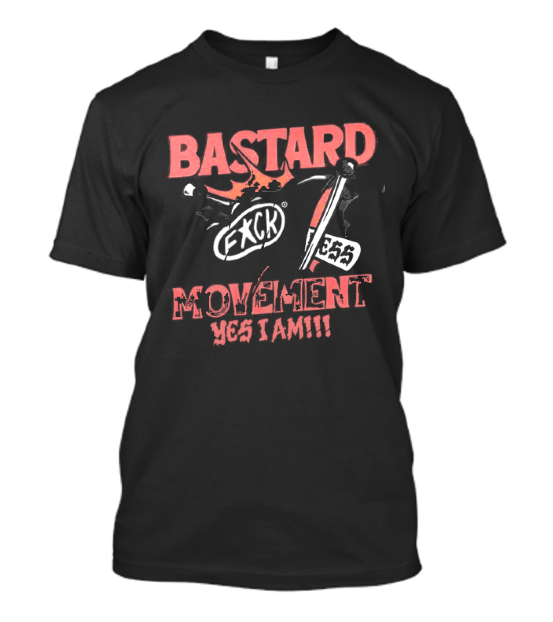 Bastard Movement EXCH Skeleton Car 333 T-Shirt