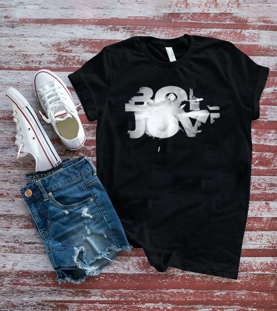 Bon Jovi Bright Light Graphic 80s T-Shirt