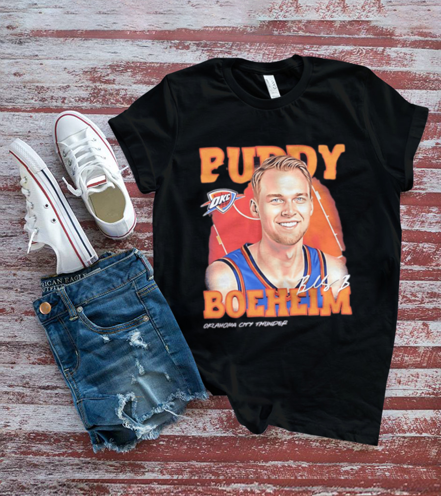 Buddy Boeheim Oklahoma City Thunder OKC Basketball BCS B Airbrush T-Shirt