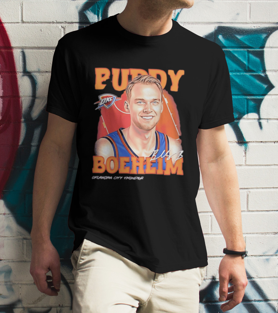 Buddy Boeheim Oklahoma City Thunder OKC Basketball BCS B Airbrush T-Shirt