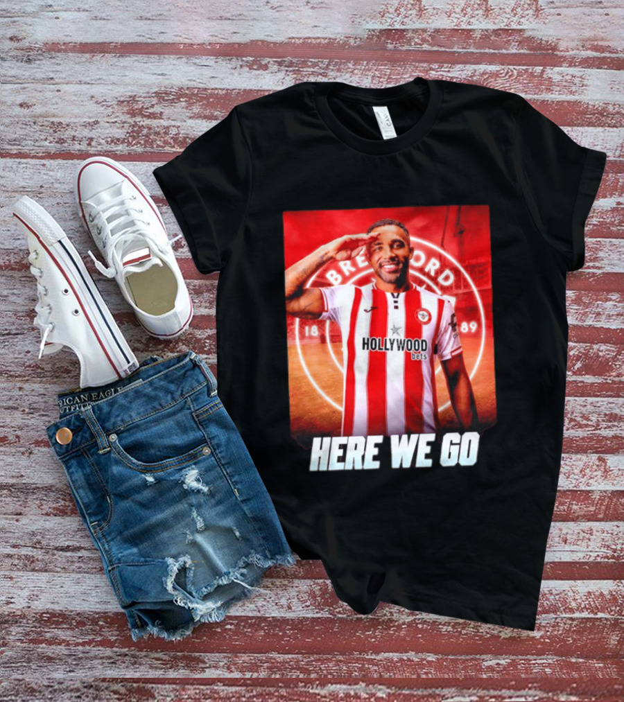 Brentford FC Callum Wilson Here We Go Hollywood Bets T-Shirt