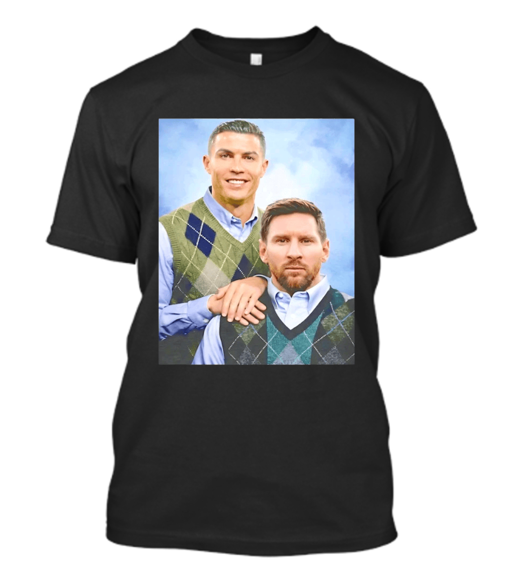 Cristiano Ronaldo Lionel Messi Step Brothers Meme T-Shirt
