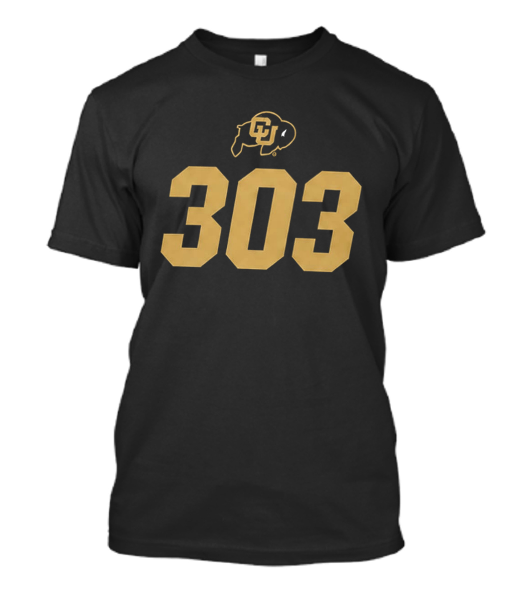 Deion Sanders Colorado Buffaloes Boulder 303 CU Buffs T-Shirt