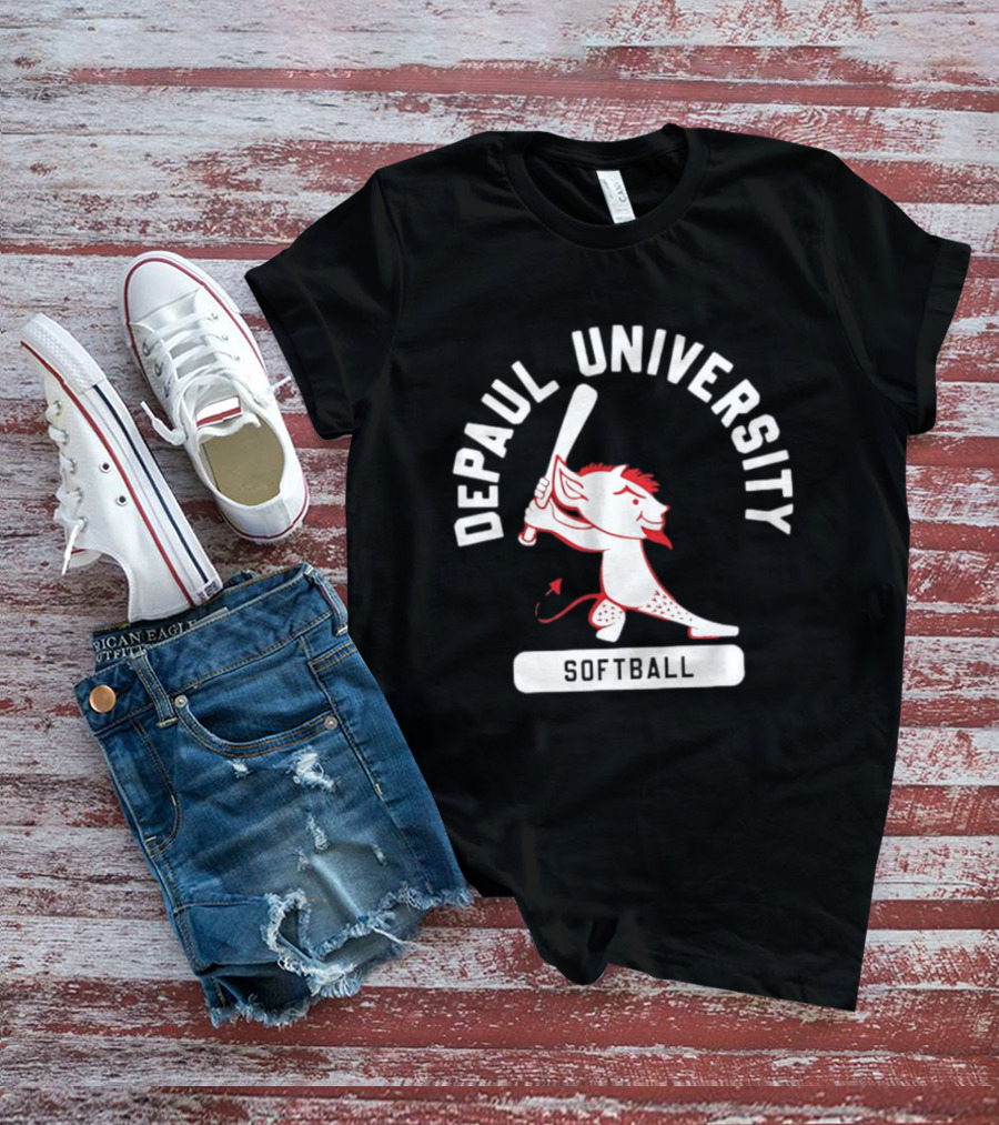 DePaul University Blue Demons Billy Softball T-Shirt