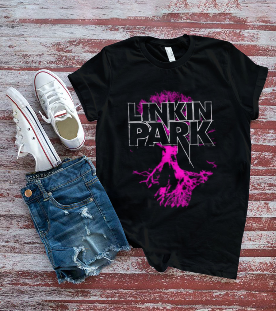 Linkin Park Tree Design Alternative Metal Band Merch T-Shirt