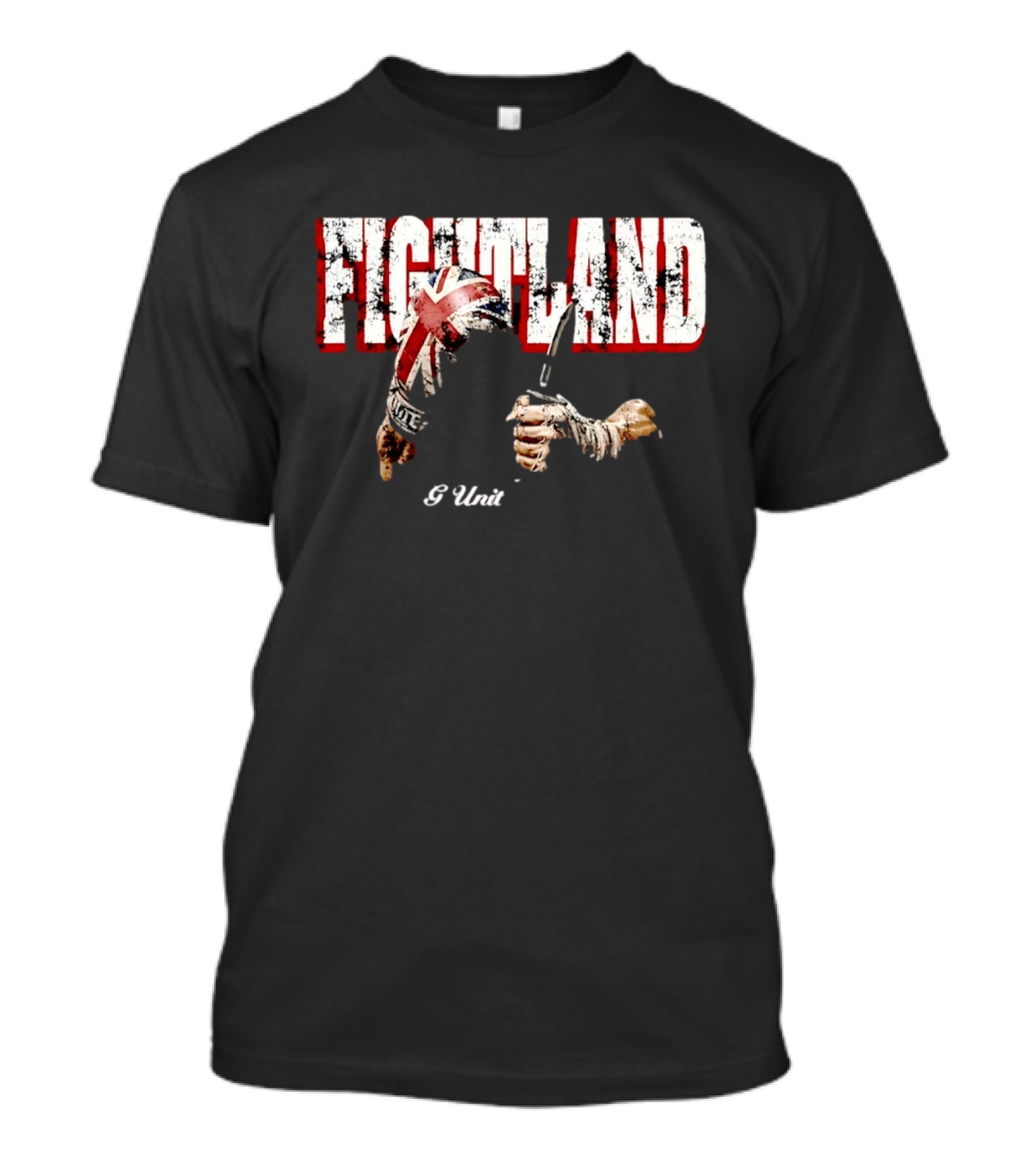 Fightland G Unit British Flag Boxing Gloves T-Shirt