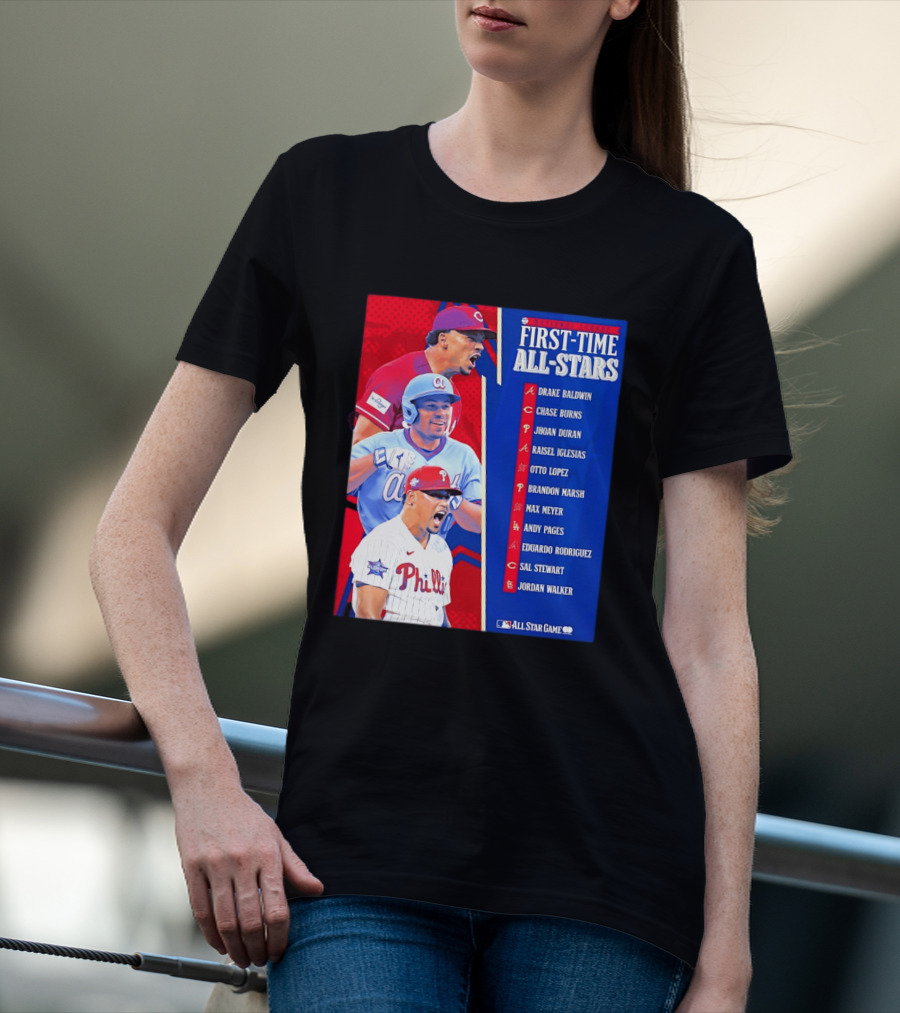 MLB National League First Time All Stars T-Shirt