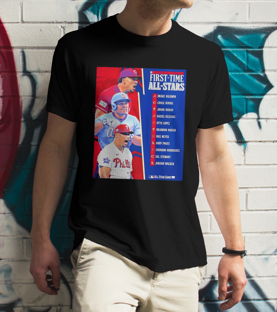 MLB National League First Time All Stars T-Shirt