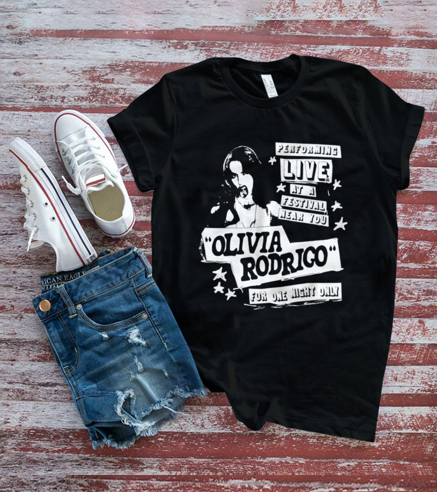 Olivia Rodrigo Live Performance For The Next Day Festival T-Shirt