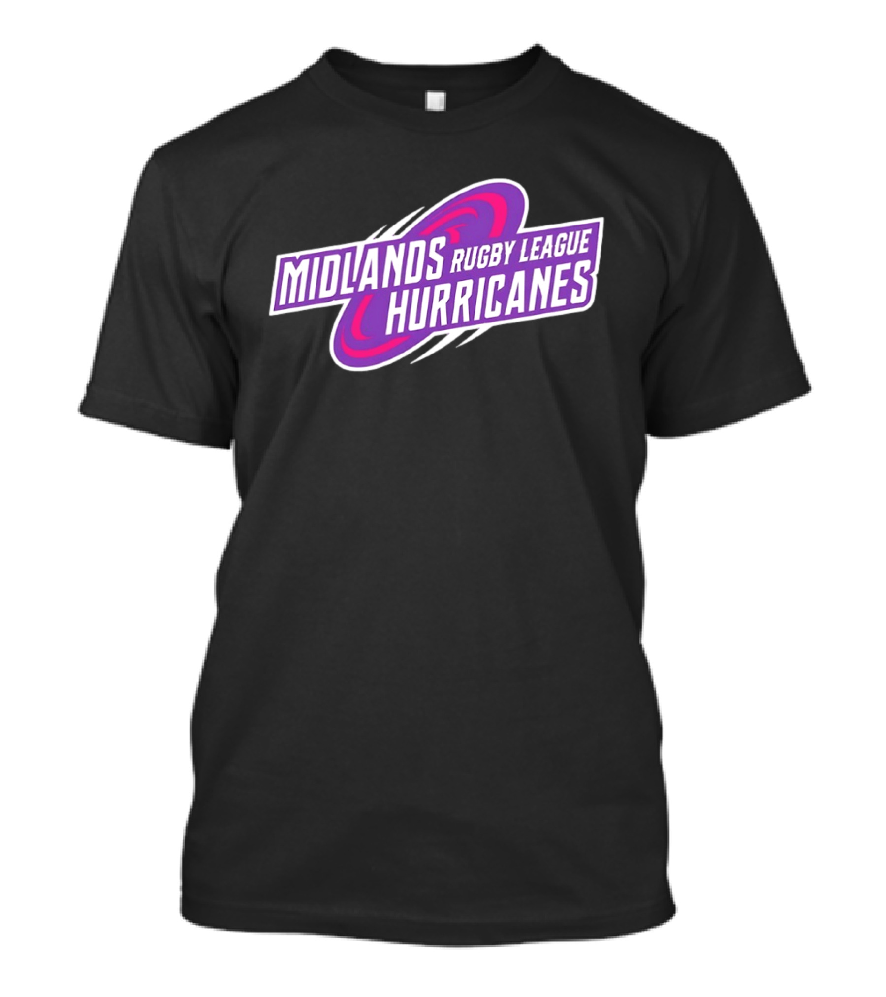 Midlands Rugby League Hurricanes Sports Team T-Shirt